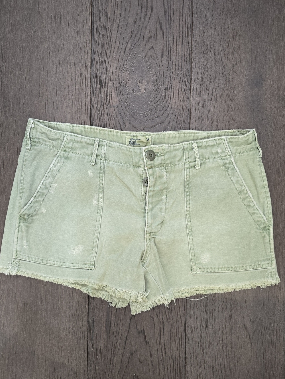 Vintage 90s American Eagle Army Green Shorts Womens